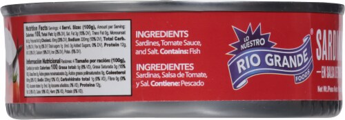 Rio Grande® Foods Sardines in Tomato Sauce Perspective: left