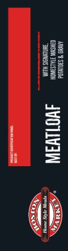 Boston Market® Home Style Meals Meatloaf Frozen Meal Perspective: left