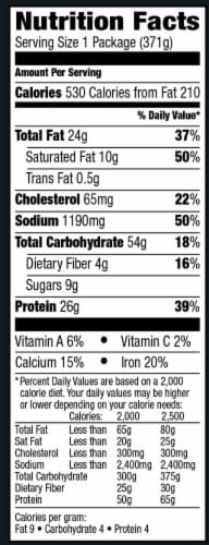 Boston Market® Swedish Meatball & Pasta Frozen Meal Perspective: left