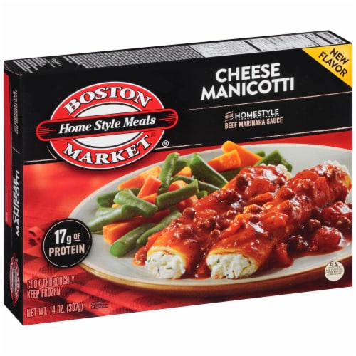 Boston Market® Cheese Manicotti Frozen Dinner Perspective: left