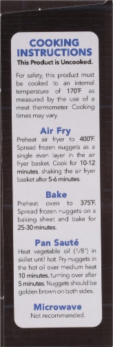 Bell & Evans® Frozen Fully Cooked Chicken Breast Nuggets Perspective: left