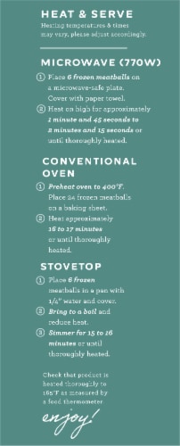 Simek's® Classic Turkey Meatballs Perspective: left