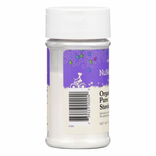 NuNaturals NuStevia Organic Pure Stevia Extract Perspective: left