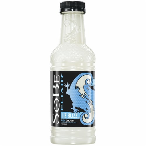 SoBe Elixir® Lizz Blizz Pina Colada Flavored Beverage Perspective: left