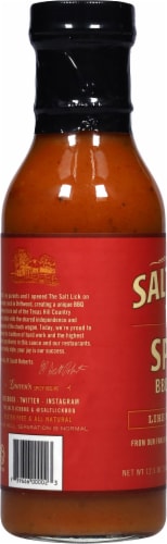 The Salt Lick Spicy BBQ Sauce Perspective: left