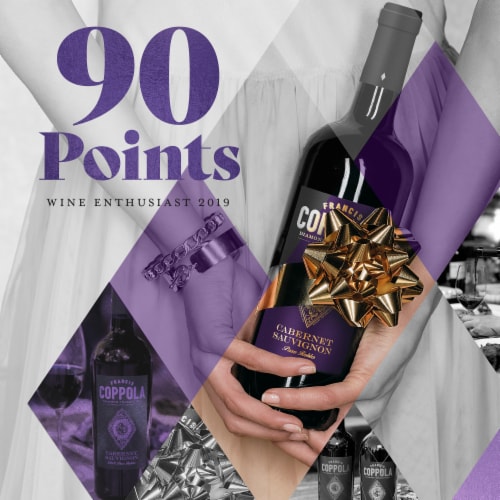 Coppola Diamond Collection Paso Robles California Cabernet Sauvignon Red Wine Perspective: left