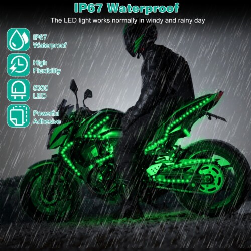 Motorcycle LED Light Kit - Multi-Color