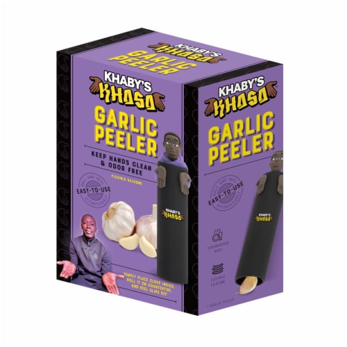 Khaby's Khasa™ Garlic Peeler Perspective: left