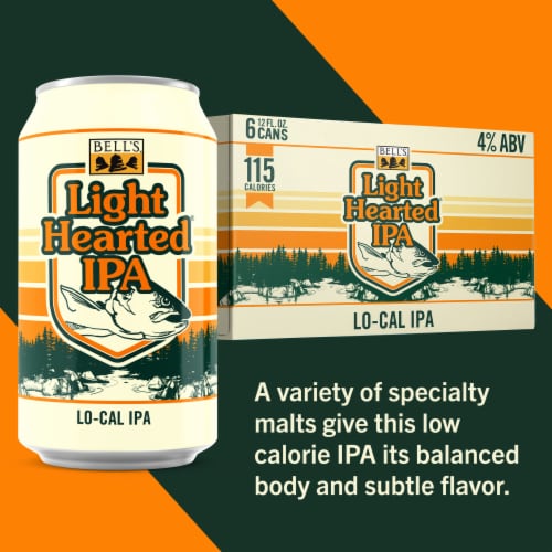 Bell's Light Hearted® IPA Craft Beer Perspective: left