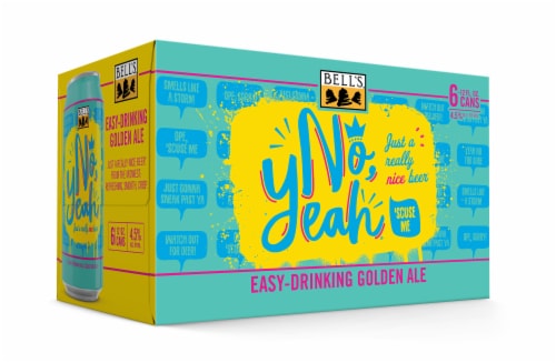 Bell's® No Yeah Easy Drinking Golden Ale Craft Beer Perspective: left