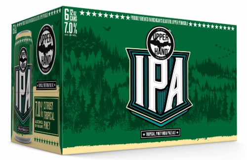 Upper Hand IPA Craft Beer Perspective: left