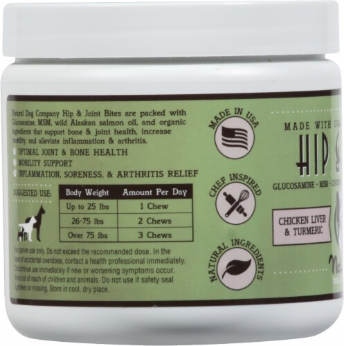 Natural Dog Company Hip and Joint Perspective: left