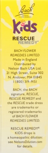 Bach® Kids Rescue Remedy® Homeopathic Natural Stress Relief Drops Perspective: left