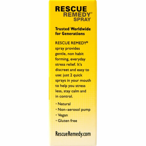 Bach® Rescue® Remedy Stress Relief Spray Perspective: left