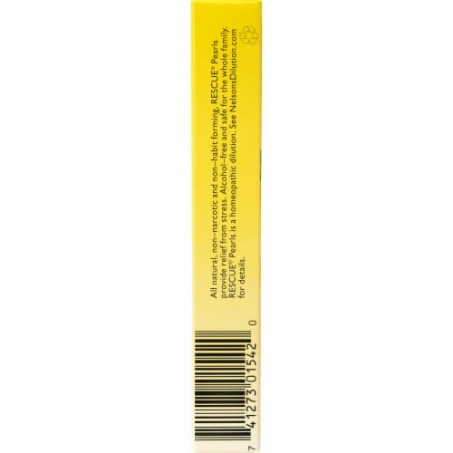 Bach Rescue Pearls Stress Relief Capsules Perspective: left