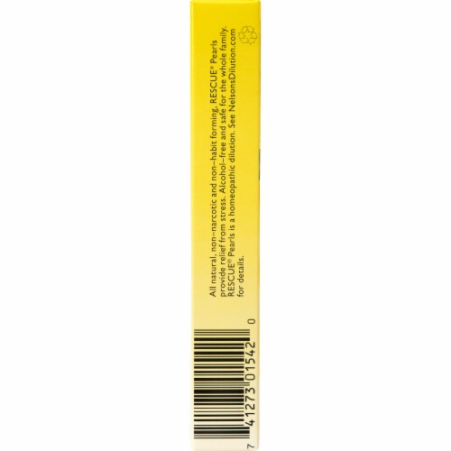 Bach Rescue Pearls Stress Relief Capsules Perspective: left
