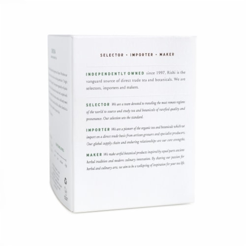 Rishi Tea Organic Reishi Mushroom Hero Tea Perspective: left