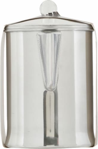 Primula Doris Aluminum Percolator Perspective: left