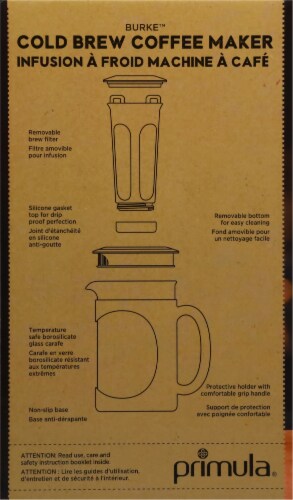 Primula® Burke™ Cold Brew Coffee Maker - Black Perspective: left