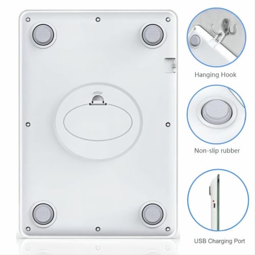 Sugift USB Rechargeable Food Scale, 22lb Digital Kitchen Scale Perspective: left