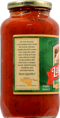 LaRosa's Original Recipe Perspective: left