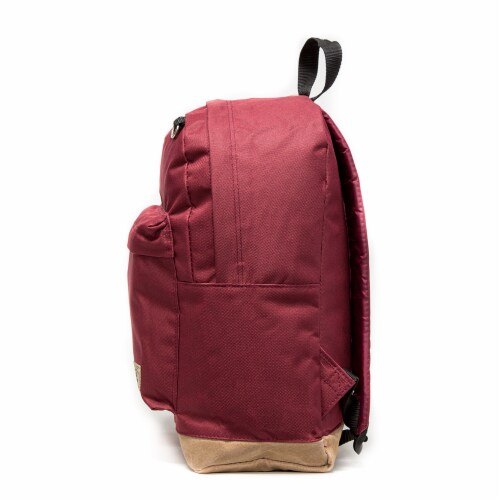 Everest Suede Bottom Backpack - Burgundy Perspective: left