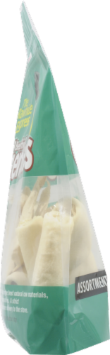 Rawhide Express Natural Flavor Beefhide Chews 10 Count Perspective: left