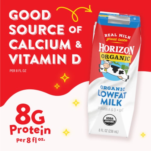 Horizon Organic 1% Lowfat Milk Perspective: left