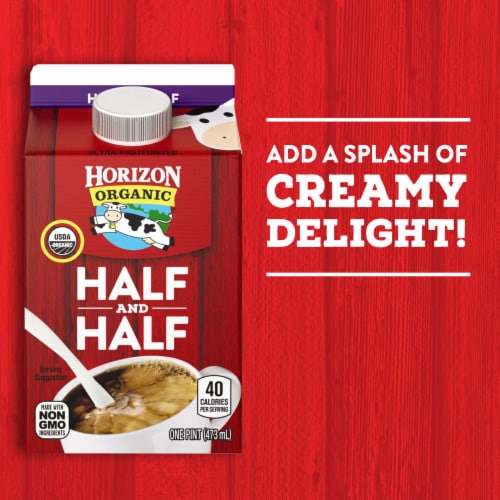 Horizon Organic Half & Half Cream Perspective: left