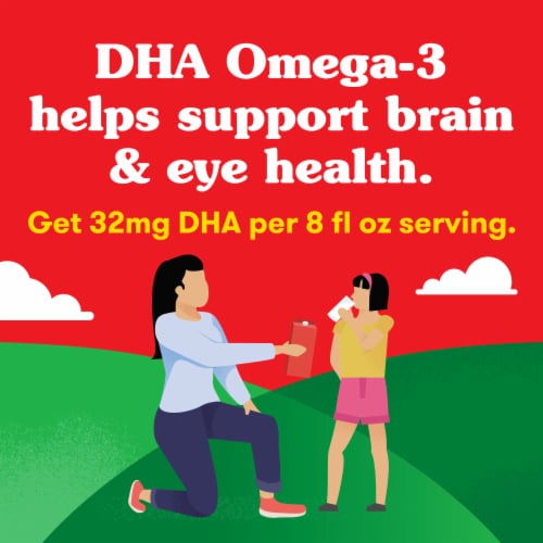 Horizon Organic DHA Omega-3 2% Reduced Fat Half Gallon Perspective: left