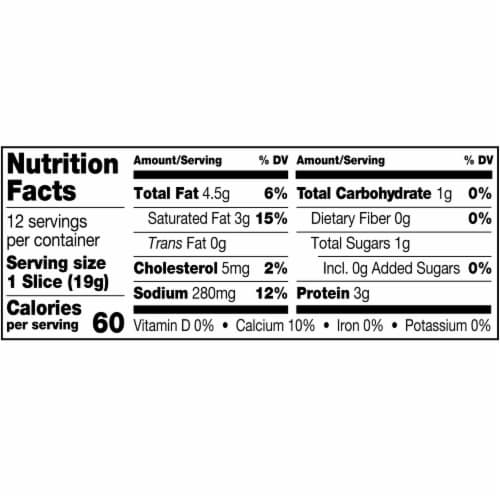 Horizon Organic American Cheese Slices Perspective: left