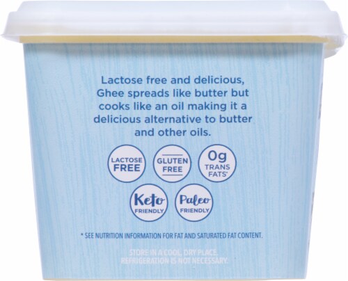 Carrington Farms Organic Grass Fed Ghee Clarified Butter Perspective: left