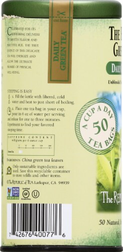 The Republic of Tea Daily Green Tea Perspective: left