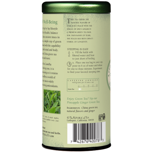 The Republic of Tea Ginger Peach Perspective: left