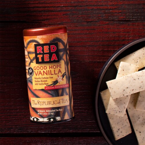The Republic of Tea® Good Hope Vanilla Red Tea Perspective: left
