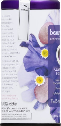 The Republic of Tea Beauty Sleep - Chamomile Rose Tea Perspective: left