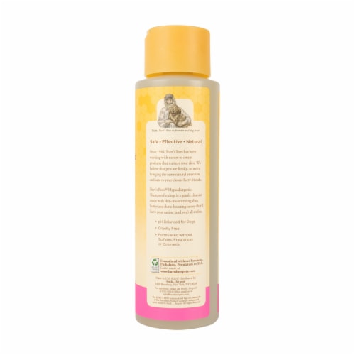 Burt's Bees Hypoallergenic Shea Butter & Honey Dog Shampoo Perspective: left