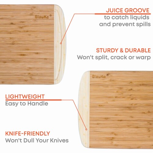 Wood Cutting Board for Kitchen, Dishwasher Safe, Dual-Sided with Juice  Groove 14.5 x 11, 14.5-Inch x 11-Inch - Kroger