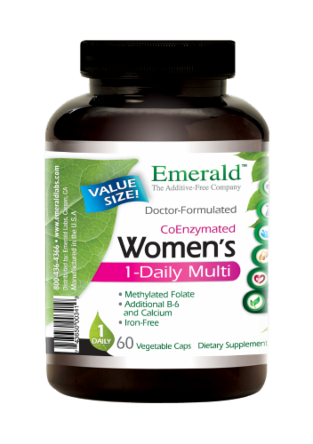 Emerald™ Labs 1-Daily Women's Multi Vegetable Capsules Perspective: left