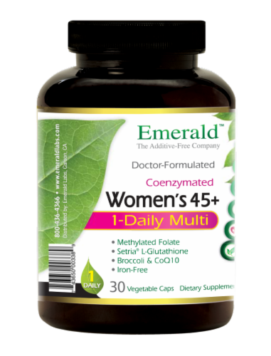 Emerald™ Labs 1 Daily Women's 45 plus Multi Vitamin Perspective: left