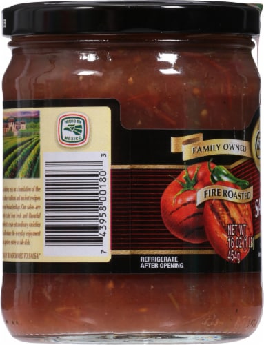 Casa Martinez Quemada Fire Roasted Salsa Perspective: left