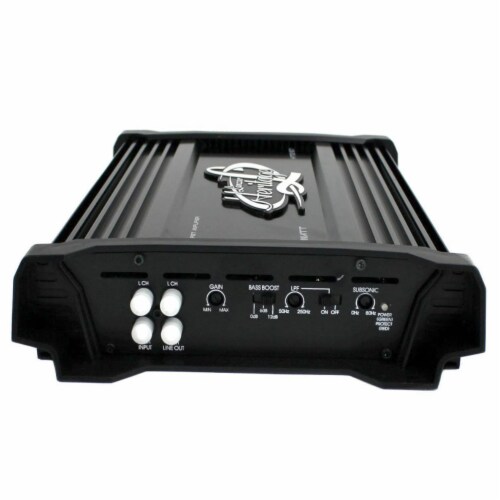 Lanzar HTG157 3000W Mono MOSFET Car Amp & Soundstorm AKS8 8 Gauge Amp
