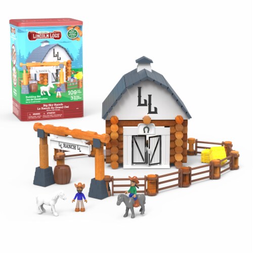 Lincoln Logs™ Big Sky Ranch Building Set Perspective: left