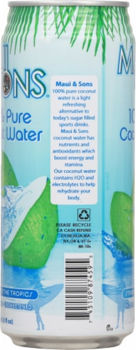 Maui & Son's® Coconut Water Perspective: left
