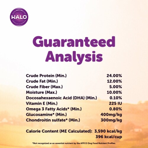 Halo grain best sale free dog food