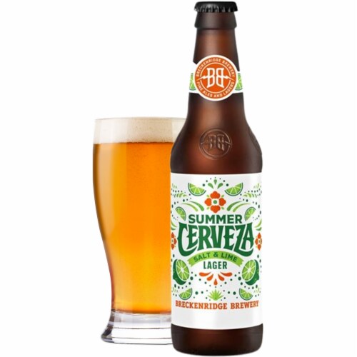 Breckenridge Brewery Summer Cerveza Salt & Lime Lager Perspective: left