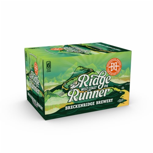 Breckenridge Brewery Ridge Runner West Coast Style IPA Perspective: left