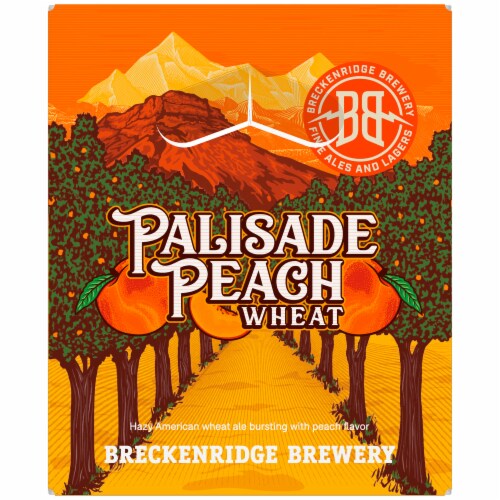Breckenridge Brewery Palisade Peach Wheat Ale Perspective: left