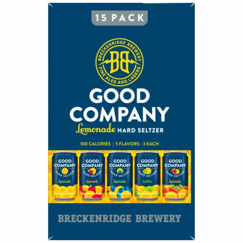 Breckenridge Brewery Good Company Lemonade Hard Seltzer Perspective: left