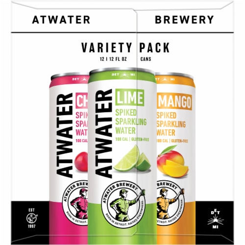 Atwater Brewery Hard Seltzer Variety Pack Perspective: left